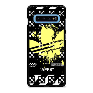 OFF WHITE X ADIDAS YELLOW Samsung Galaxy S10 Plus Case Cover