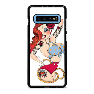 SAILOR JERRY TATTOO JESSICA RABBIT Samsung Galaxy S10 Plus Case Cover