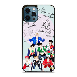 MONSTA X K POP SIGNATURE iPhone 12 Pro Max Case Cover