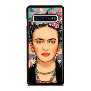 FRIDA KAHLO FACE COLORFUL ART Samsung Galaxy S10 Case Cover