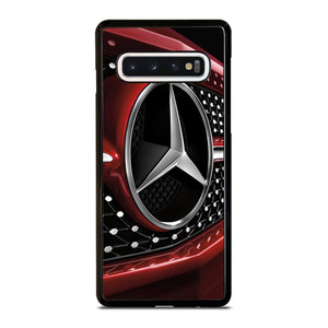MERCEDES BENZ LOGO RED ICON Samsung Galaxy S10 Case Cover MERCEDES BENZ LOGO RED ICON Samsung Galaxy S10 Case Cover