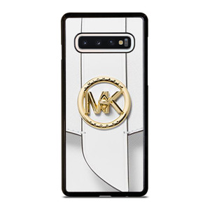 MICHAEL KORS LOGO MK WHITE HAND BAG EMBLEM Samsung Galaxy S10 Case Cover