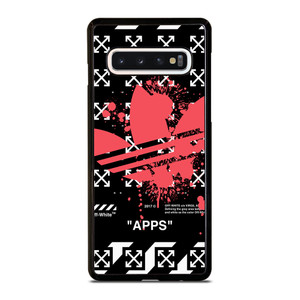 OFF WHITE X ADIDAS RED Samsung Galaxy S10 Case Cover