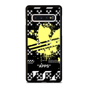 OFF WHITE X ADIDAS YELLOW Samsung Galaxy S10 Case Cover