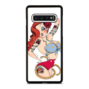 SAILOR JERRY TATTOO JESSICA RABBIT Samsung Galaxy S10 Case Cover