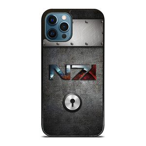 N7 MASS EFFECT METAL LOGO iPhone 12 Pro Max Case Cover