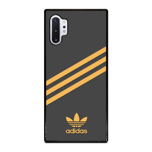 ADIDAS ORIGINALS STRIPES BLACK ORANGE Samsung Galaxy Note 10 Plus Case Cover