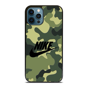 NIKE LOGO CAMO iPhone 12 Pro Max Case Cover