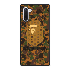 MCM BY BATHING APE CAMO Samsung Galaxy Note 10 Case Cover