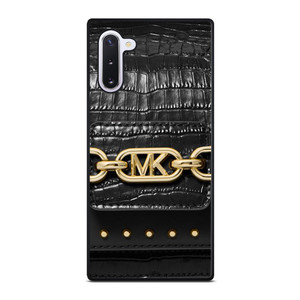 MICHAEL KORS MK LOGO BLACK LEATHER HAND BAG Samsung Galaxy Note 10 Case Cover MICHAEL KORS MK LOGO BLACK LEATHER HAND BAG Samsung Galaxy Note 10 Case Cover