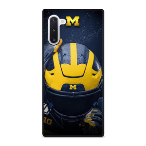 MICHIGAN WOLVERINES HELMET COLLEGE FOOTBALL TEAM Samsung Galaxy Note 10 Case Cover