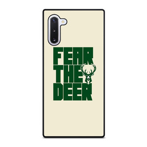 MILWAUKEE BUCKS LOGO BASKETBALL FEAR THE DEER Samsung Galaxy Note 10 Case Cover