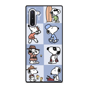 SNOOPY THE PEANUTS CHARLIE BROWN CARTOON Samsung Galaxy Note 10 Case Cover