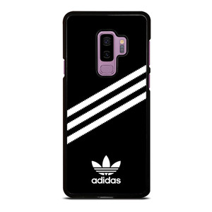 ADIDAS ORIGINALS STRIPES BLACK WHITE Samsung Galaxy S9 Plus Case Cover