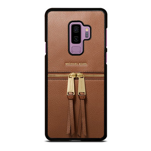 MICHAEL KORS MK LOGO BACKPACK BAG BROWN Samsung Galaxy S9 Plus Case Cover