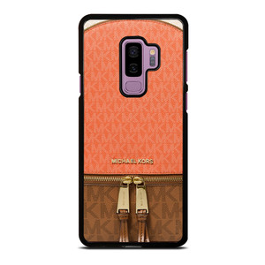 MICHAEL KORS MK LOGO BACKPACK ORANGE BAG Samsung Galaxy S9 Plus Case Cover