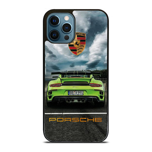 PORSCHE LOGO GREEN CAR iPhone 12 Pro Max Case Cover