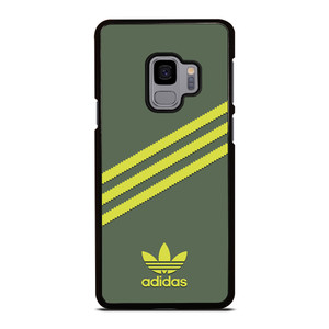 ADIDAS ORIGINALS STRIPES GREEN YELLOW Samsung Galaxy S9 Case Cover