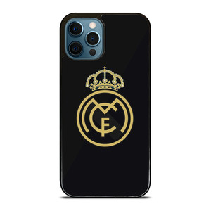 REAL MADRID CF LOGO BLACK iPhone 12 Pro Max Case Cover REAL MADRID CF LOGO BLACK iPhone 12 Pro Max Case Cover