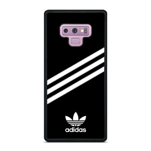ADIDAS ORIGINALS STRIPES BLACK WHITE Samsung Galaxy Note 9 Case Cover