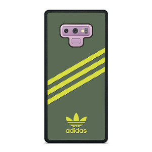 ADIDAS ORIGINALS STRIPES GREEN YELLOW Samsung Galaxy Note 9 Case Cover