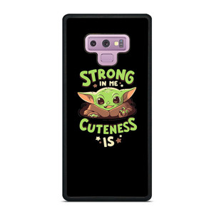 BABY YODA STAR WARS STRONG CUTENESS Samsung Galaxy Note 9 Case Cover