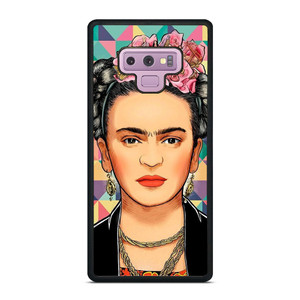 FRIDA KAHLO FACE COLORFUL ART Samsung Galaxy Note 9 Case Cover FRIDA KAHLO FACE COLORFUL ART Samsung Galaxy Note 9 Case Cover