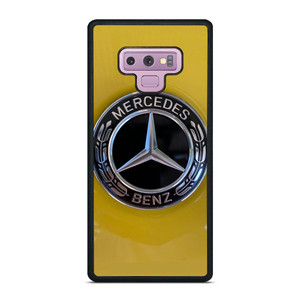 MERCEDES BENZ CAR LOGO YELLOW ICON Samsung Galaxy Note 9 Case Cover MERCEDES BENZ CAR LOGO YELLOW ICON Samsung Galaxy Note 9 Case Cover