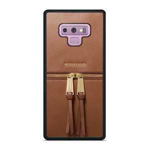 MICHAEL KORS MK LOGO BACKPACK BAG BROWN Samsung Galaxy Note 9 Case Cover