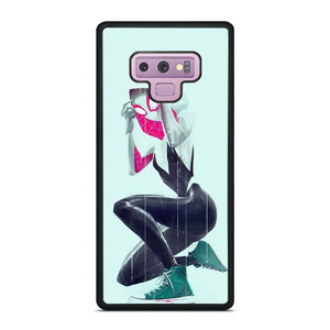SPIDER VERSE SPIDER GWEN SPIDER WOMAN Samsung Galaxy Note 9 Case Cover