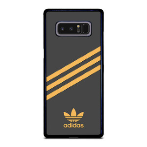 ADIDAS ORIGINALS STRIPES BLACK ORANGE Samsung Galaxy Note 8 Case Cover