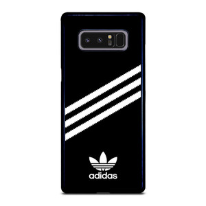 ADIDAS ORIGINALS STRIPES BLACK WHITE Samsung Galaxy Note 8 Case Cover