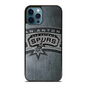 SAN ANTONIO SPURS METAL LOGO iPhone 12 Pro Max Case Cover