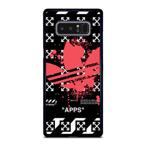 OFF WHITE X ADIDAS RED Samsung Galaxy Note 8 Case Cover