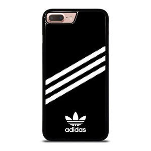 ADIDAS ORIGINALS STRIPES BLACK WHITE iPhone 7 / 8 Plus Case Cover