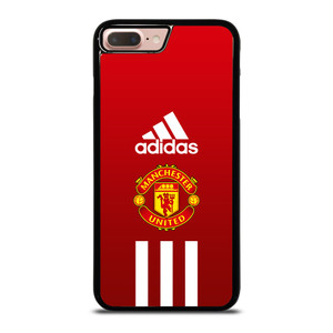 MANCHESTER UNITED FC ADIDAS STRIPES iPhone 7 / 8 Plus Case Cover MANCHESTER UNITED FC ADIDAS STRIPES iPhone 7 / 8 Plus Case Cover
