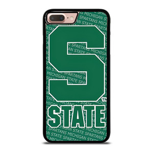 MICHIGAN STATE SPARTANS LOGO FOOTBALL EMBLEM iPhone 7 / 8 Plus Case Cover MICHIGAN STATE SPARTANS LOGO FOOTBALL EMBLEM iPhone 7 / 8 Plus Case Cover