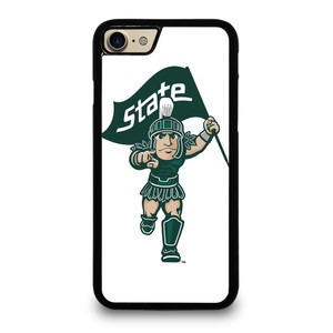 MICHIGAN STATE SPARTANS LOGO FOOTBALL MASCOT iPhone 7 / 8 Case Cover