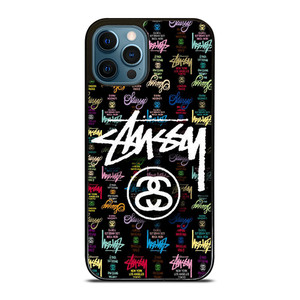STUSSY COLLAGE LOGO iPhone 12 Pro Max Case Cover