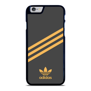 ADIDAS ORIGINALS STRIPES BLACK ORANGE iPhone 6 / 6S Case Cover