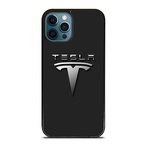 TESLA CAR LOGO iPhone 12 Pro Max Case Cover