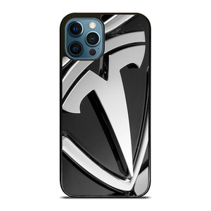 TESLA MOTOR EMBLEM LOGO iPhone 12 Pro Max Case Cover