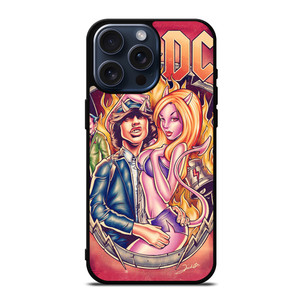 ACDC ROCK BAND iPhone 15 Pro Max Case Cover