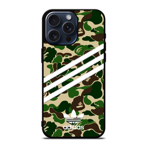 ADIDAS ORIGINALS STRIPES CAMO iPhone 15 Pro Max Case Cover