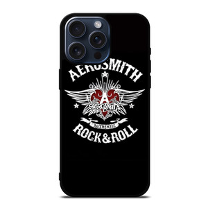 AEROSMITH ROCK AND ROLL BADGE iPhone 15 Pro Max Case Cover