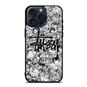 AHEGAO ANIME STUSSY iPhone 15 Pro Max Case Cover