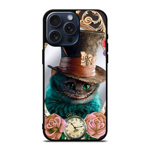 ALICE IN WONDERLAND CAT CUTE iPhone 15 Pro Max Case Cover