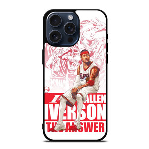 ALLEN IVERSON SIXERS NBA iPhone 15 Pro Max Case Cover ALLEN IVERSON SIXERS NBA iPhone 15 Pro Max Case Cover