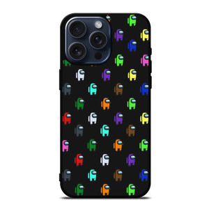 AMONG US GAME PATTERN iPhone 15 Pro Max Case Cover