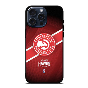 ATLANTA HAWKS NBA TEAM iPhone 15 Pro Max Case Cover